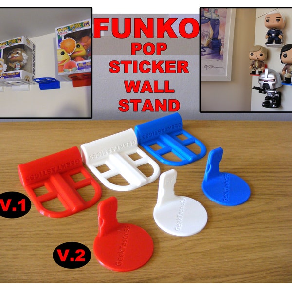 Funko Pop Display Wall Stand - Funko Pop Shelves - Funko Display Stand - Custom Pop Vinyl - Funko Custom|geek gift custom funko display