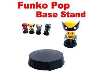 Soporte base Custom Funko Pop Figure - Soporte base Funko Pop Display - Estantes Funko Pop - Soporte de exhibición Funko - Soporte base de vinilo Pop personalizado