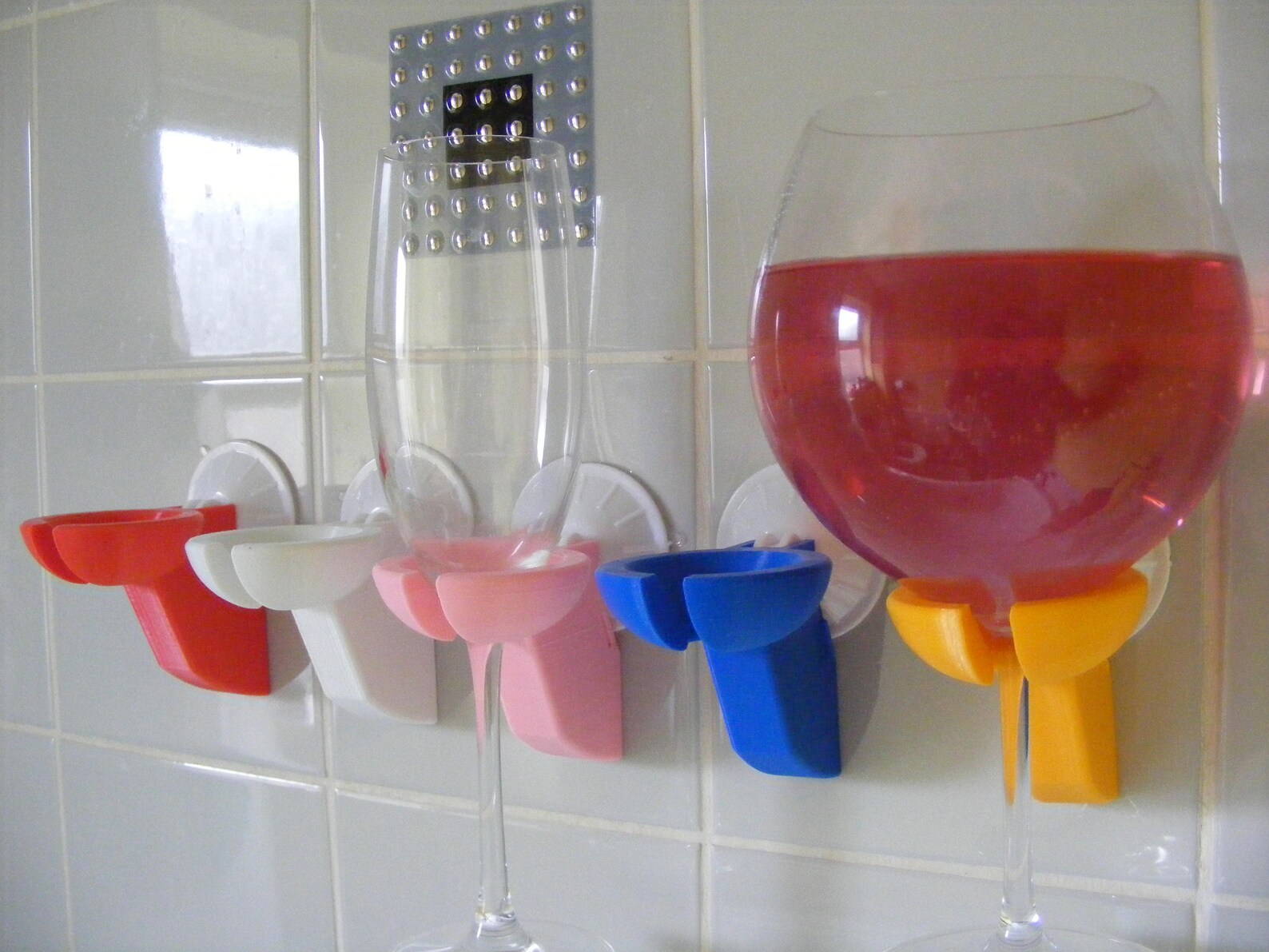 Bathtub Shower Wine Glass Holder Shower Wine Holder Etsy