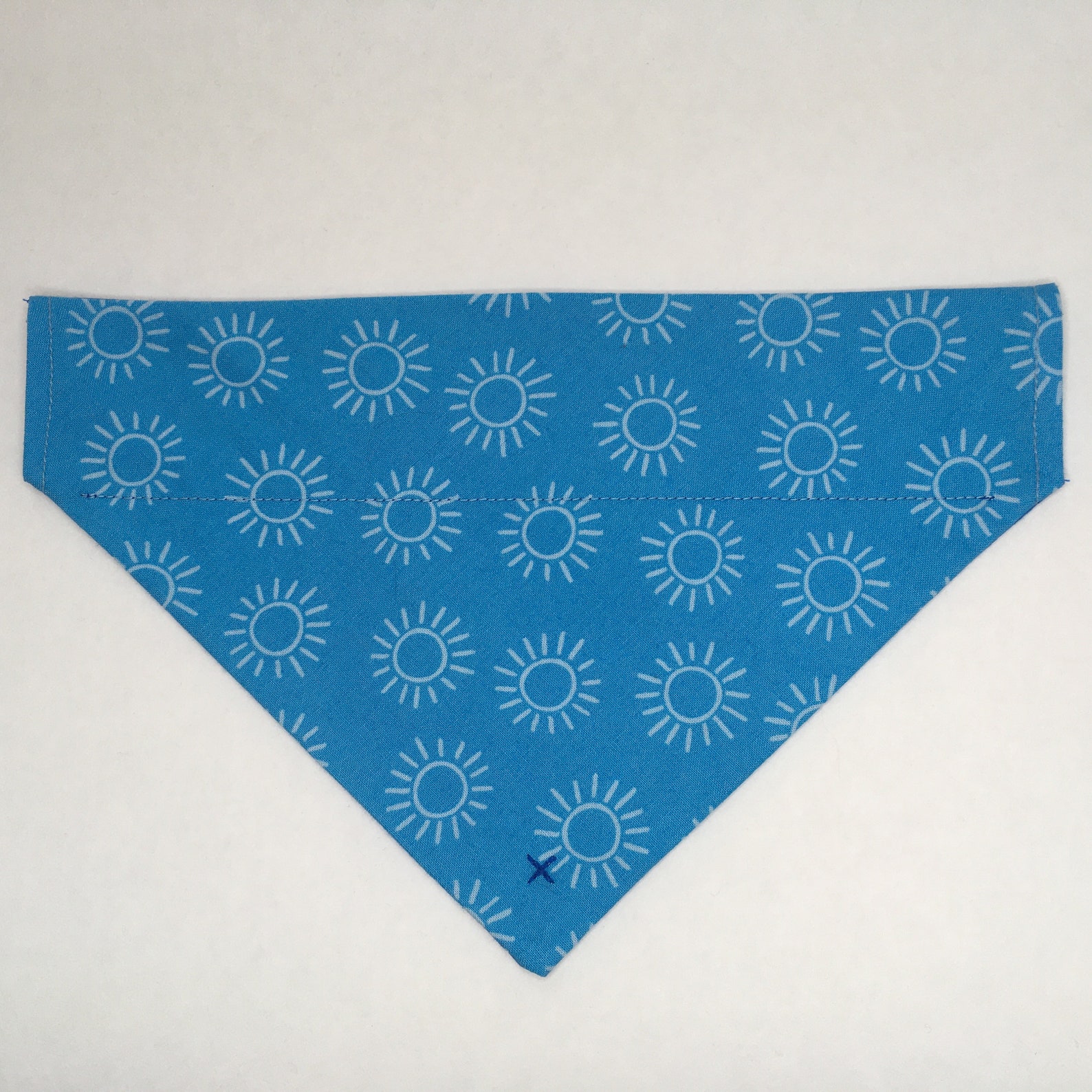Reversible Sky Blue Hund Bandana Slip auf doppelseitigen Etsy