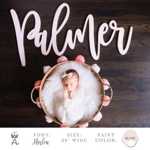 Nursery Decor Name Sign, Boho Baby Name Sign, Custom Wood Name Sign, Neutral Nursery Wall Decor image 16