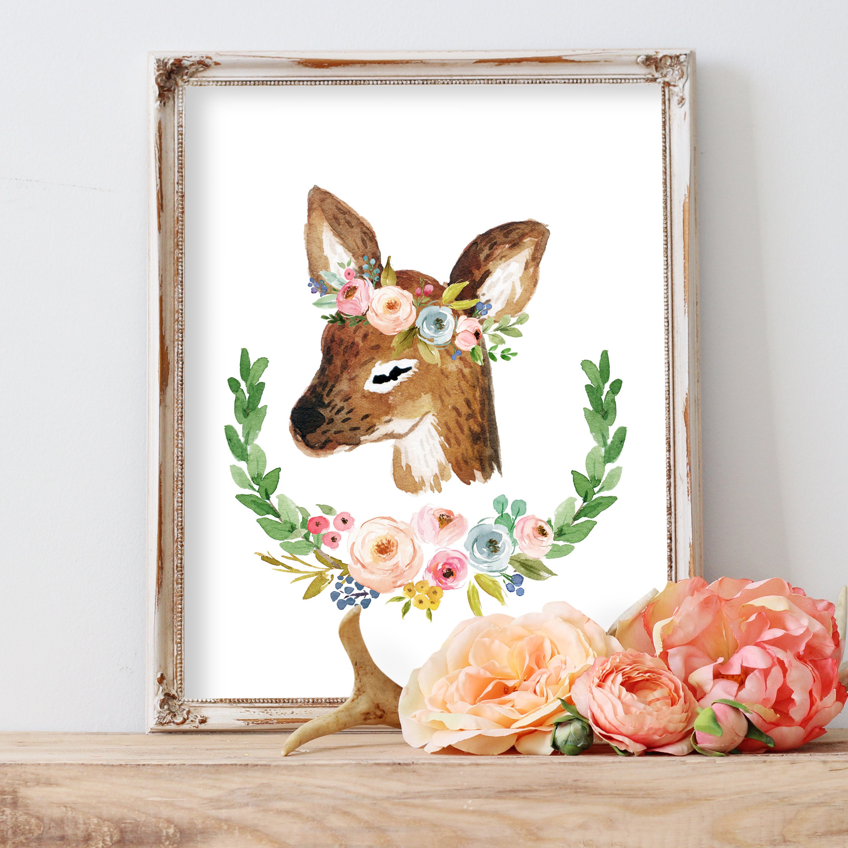 Woodland Nursery Decor Girl Woodland Nursery Woodland Etsy