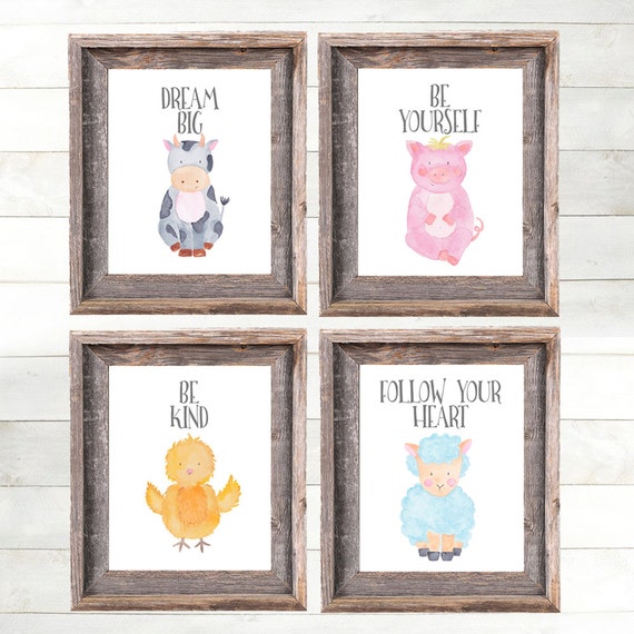 farm nursery prints