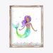 Kids Bathroom Art Mermaid Decor Mermaid Print Mermaid Room - Etsy
