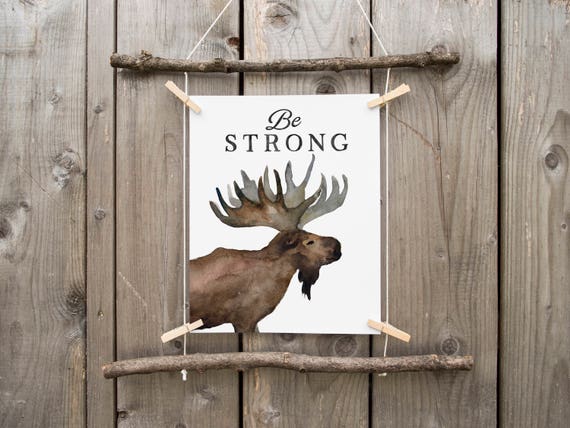 moose nursery decor
