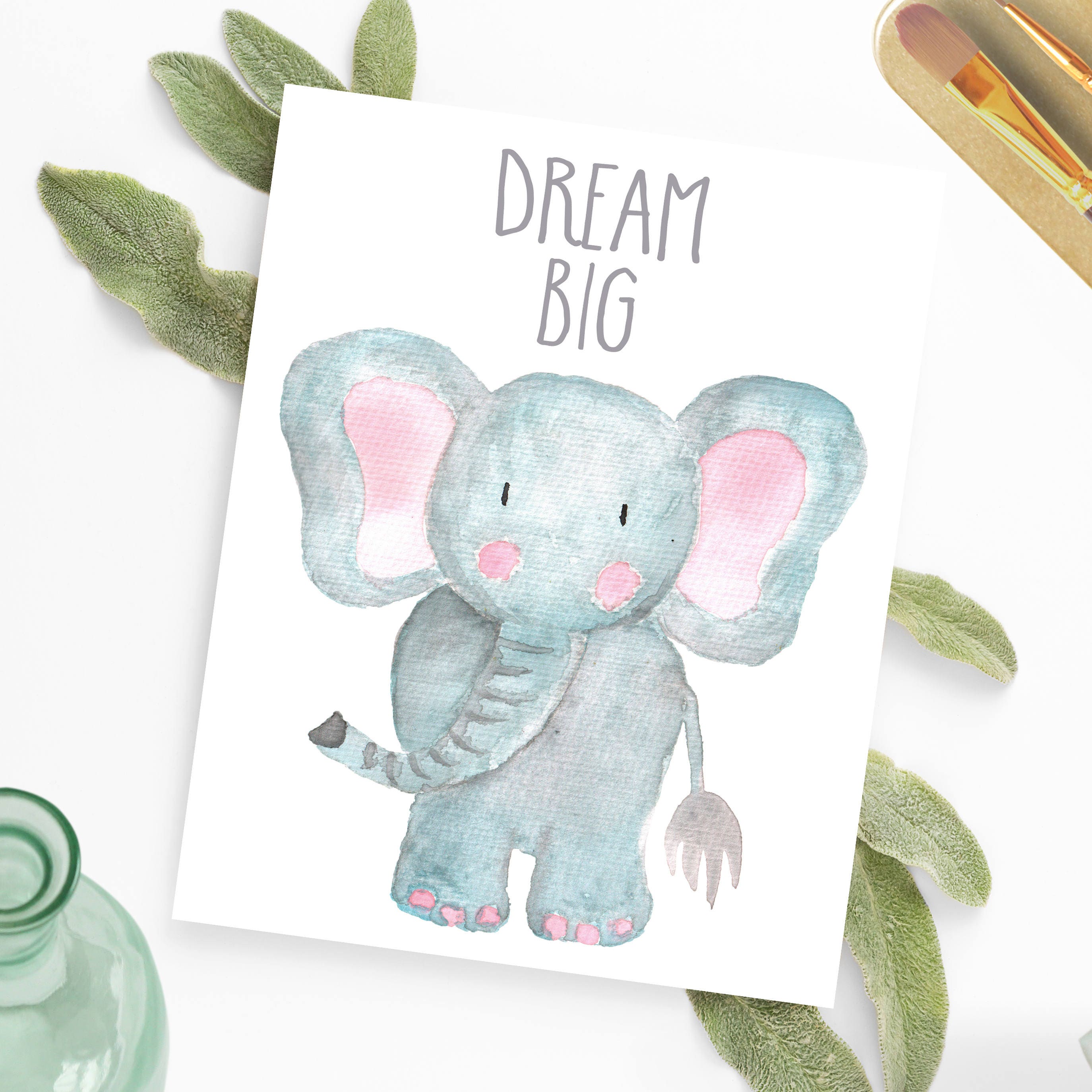 Nursery Art Boy Watercolor Nursery Art Printable Nursery Art | Etsy