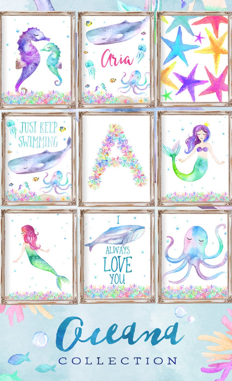 Beach Bathroom Decor Sea Horse Seahorse Decor Seahorse Art Etsy