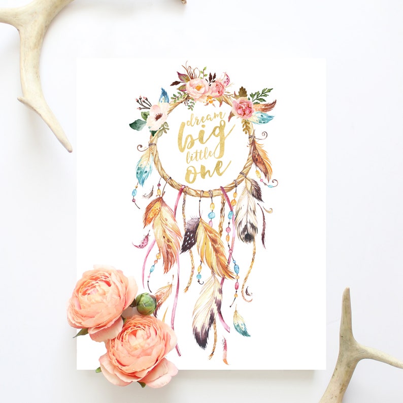 Boho Nursery Art Nursery Wall Art Nursery Decor Set of 4 Baby | Etsy