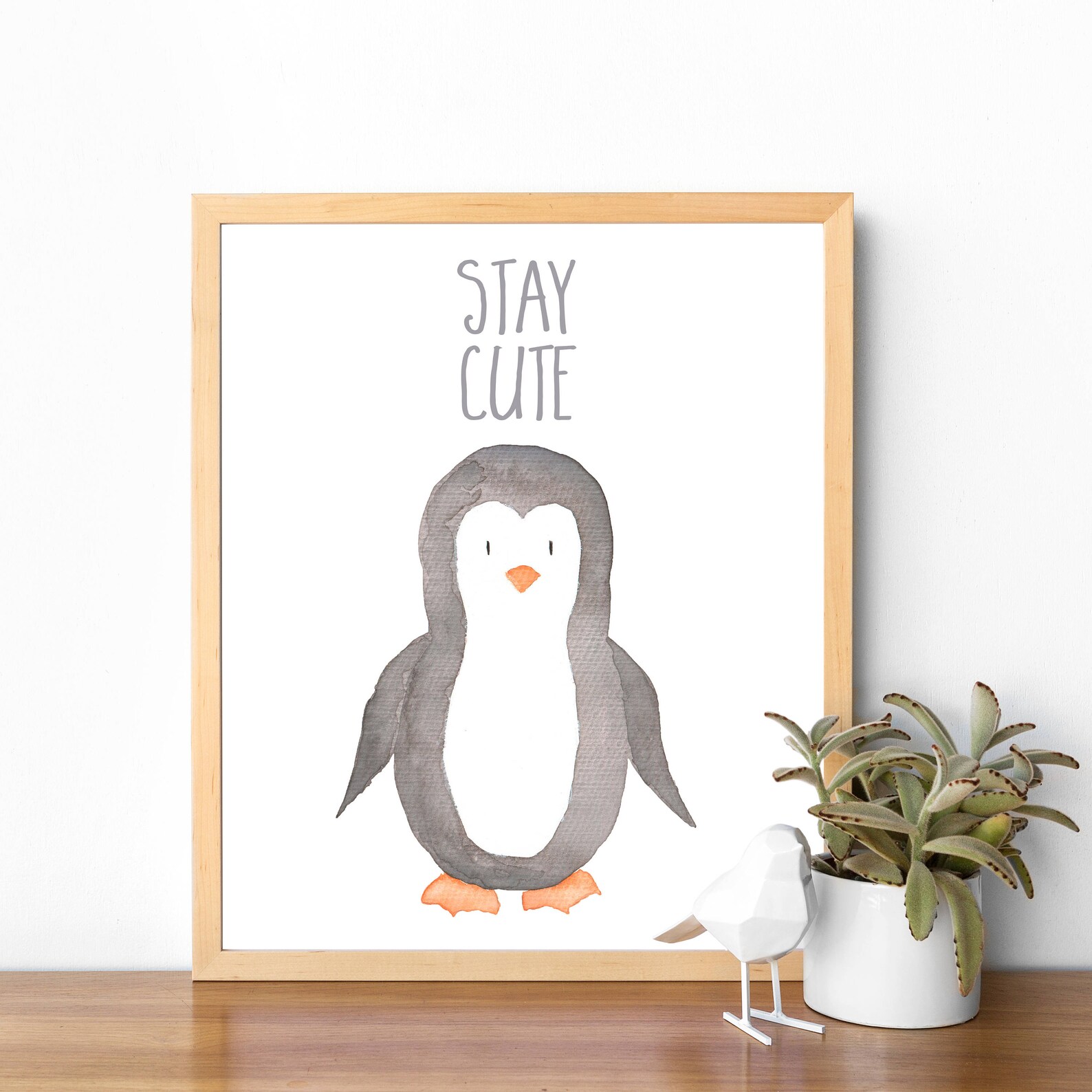 Penguin Wall Art Nursery Wall Art Nursery Wall Decor Etsy