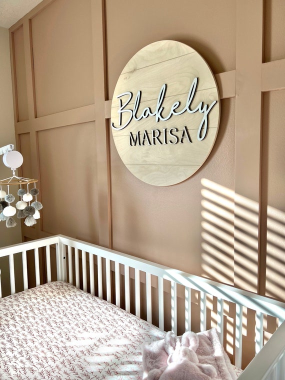 29+ Jaw-Dropping Nursery Accent Walls I'm Swooning Over  Baby boy room  nursery, Nursery accent wall, Girl nursery room
