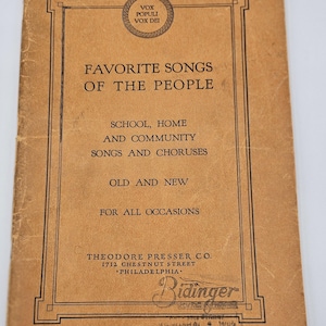 1920s Americana Songbook