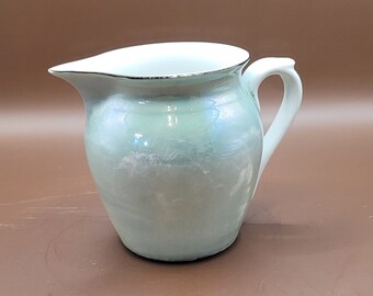 Creamer Czech Iridescent Vintage