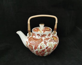 Vecchia teiera modello giapponese pentola caffettiera base refrattaria WAKU ceramica antica