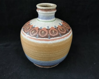 Small vase magical stoneware earthenware clay shabby decoration