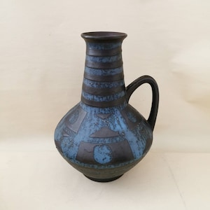 Carstens ceramic vase Ankara West Germany flower vase decoration 28 cm