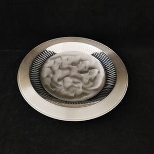 Original WMF Ikora tower brand bowl silver plated 50s shabby silver plated confectionery bowl plate