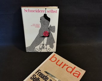 Burda schneidere selbst Anleitungsbuch fürs Nähen Nähanleitung Handarbeiten Anleitung inkl. Grundschnitt + Zusatzheft