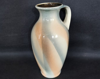 Bay Blumenvase Interior Keramik Vase Vintage 50er Jahre West Germany 651-25 pastell Westdeutschland Spitzdekor