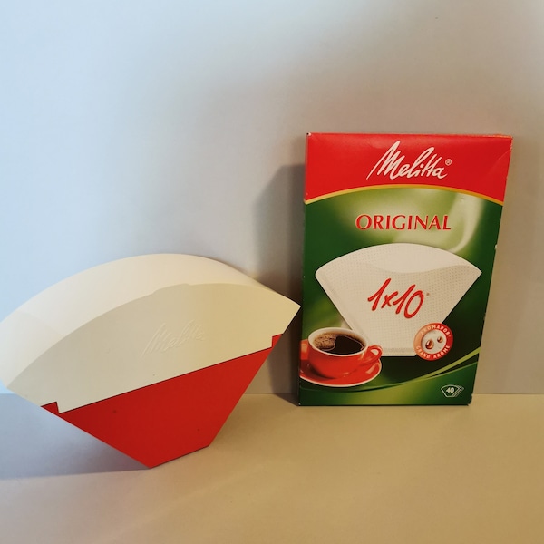Melitta Kunststoff Filtertütenhalter XL 60er Jahre für 1x4 Filtertüten Kaffee