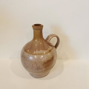 Enchanting hand-made JUG wine jug vase stoneware earthenware clay pot shabby decoration jug water jug signed handmade