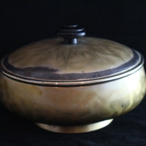 Orig. WMF Ikora tower mark lidded box silver plated 50s shabby silver plated