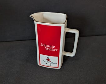 Vintage Striding Man Johnnie Walker shabby waterkan