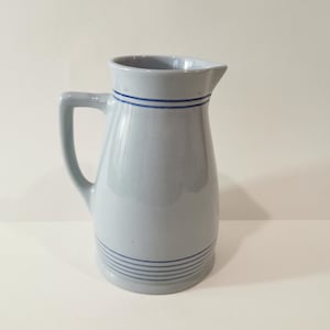 Vintage LILIEN AUSTRIA small jug wine jug porcelain light blue milk jug
