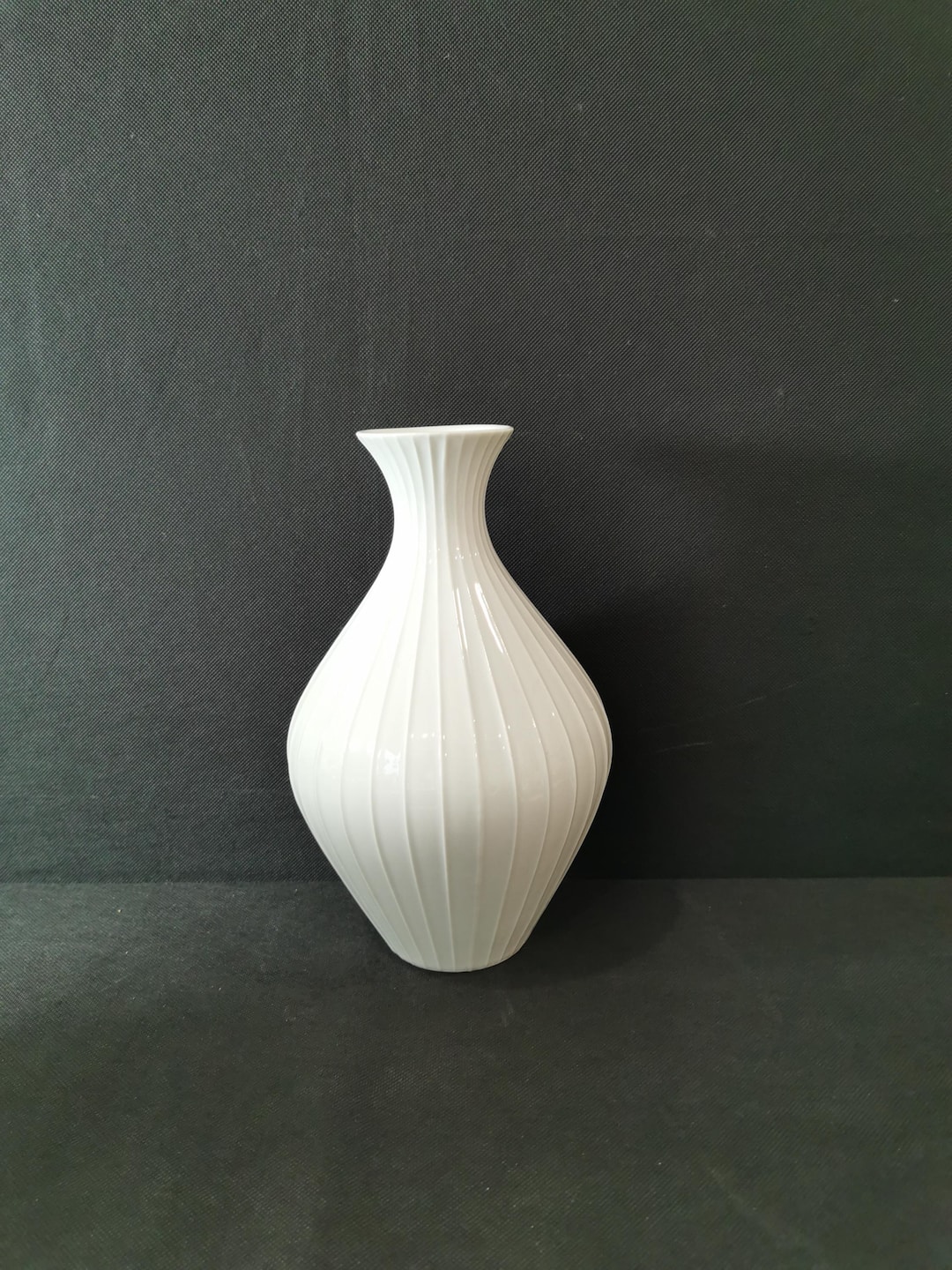 ヴィンテージ花瓶 イエーガー 磁器 白 26 cm バイエルン花瓶 母の日