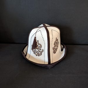 Kyrgyz Kalpak Kirghizia Hat Traditional Cap Felt Hat Fleece Cap - Etsy