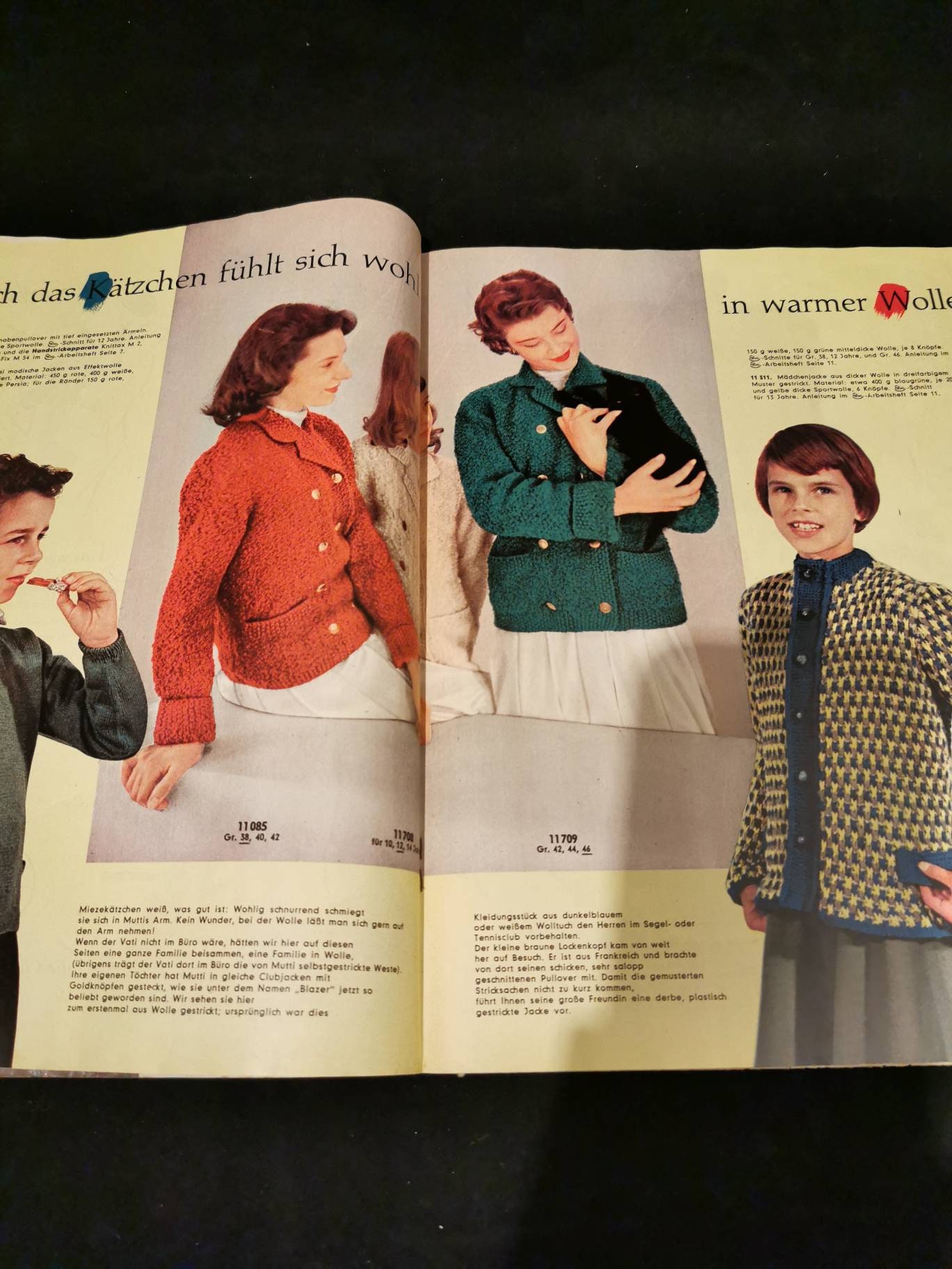 Elsa 1957 Handmade Knitwear Crochet Fashion Sewing Sewing Pattern Kids Fashion Nightgown Sewing Pattern Booklet