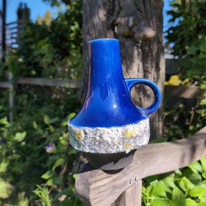 Carstens Ceramic Vase Heinz Siery retro Vintage Rarity Vintage Carstens Op Art Ceramic Fat Lava Mid Century Modern Brutalist
