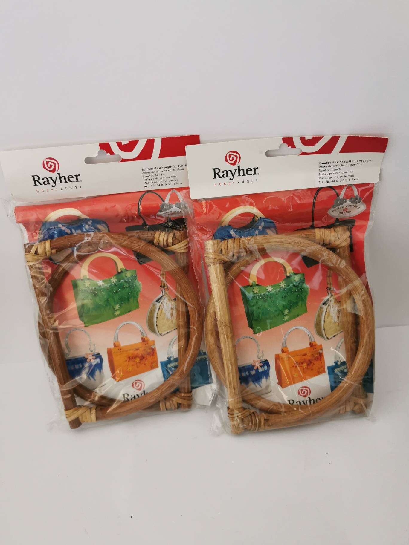 2 Paar Taschenbgel Bambus Nhen DIY Tasche 18cm x 14cm - Etsy.de