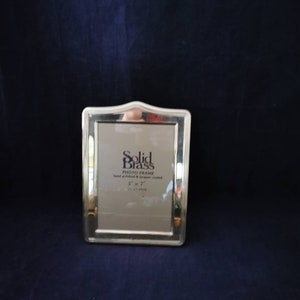 Brass frame photo frame ancestral gallery solid brass 18 cm x 13 cm frame photo frame picture frame