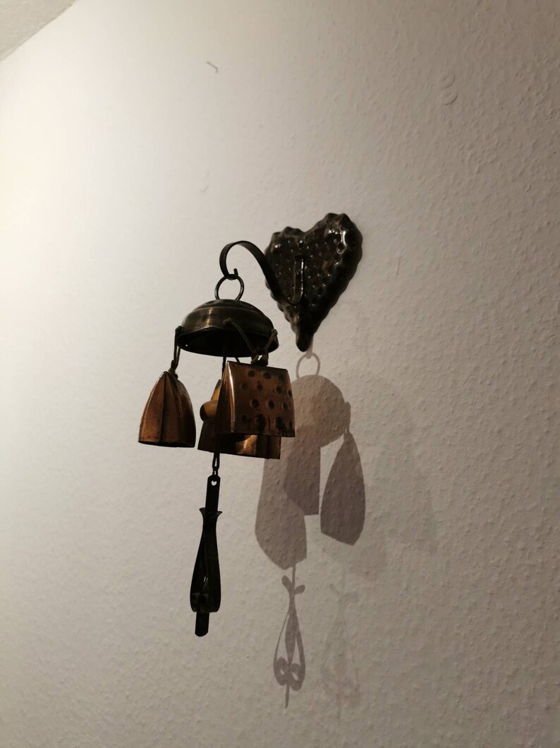 2 Vintage Messingglocken Mit Hanfseil – 4 & 5 Cm, Für Dekoration, Haustiere Oder Als Glücksbringer