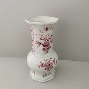Lass deine Tischdeko blühen - Inspirierende Porzellanvase für Liebhaberinnen LICHTE Veb Vase Blüten 50er Jahre