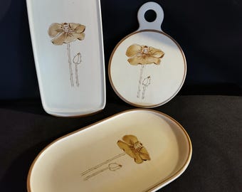 1960s Wall Plate Ruscha Art Ceramic Picture Fat Lava 717-1 - Etsy