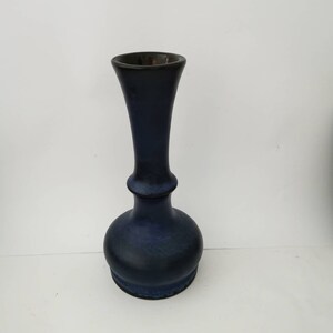 Vaso in ceramica vintage viola West German Pottery Studio vaso in ceramica design anni '70 viola blu 25 cm