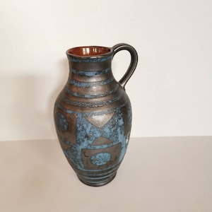 Carstens ceramic vase Ankara West Germany flower vase 1517-22