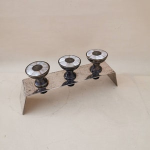 Towle Silversmiths Silver Mother of Pearl Bottle Stopper Cork Silver Plated Table Decoration