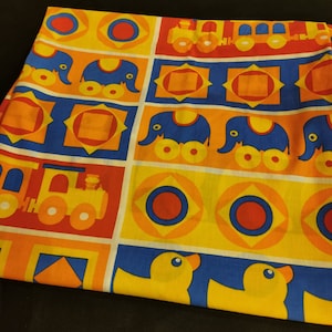 Cot cover 70s baby bed linen 130 cm x 100 cm