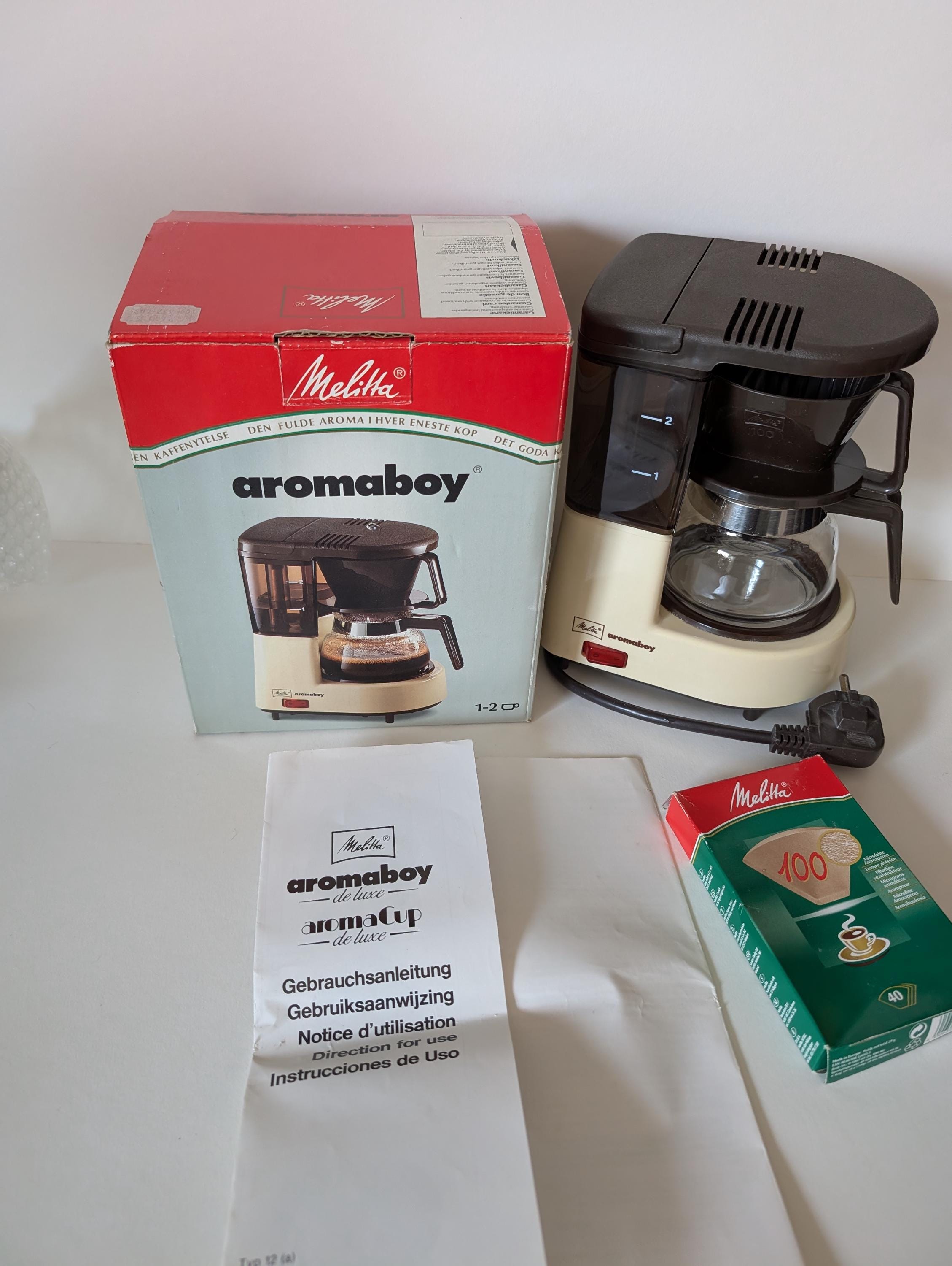 Melitta Aroma Boy De Luxe Mini Coffee Machine Vintage 70s Retro