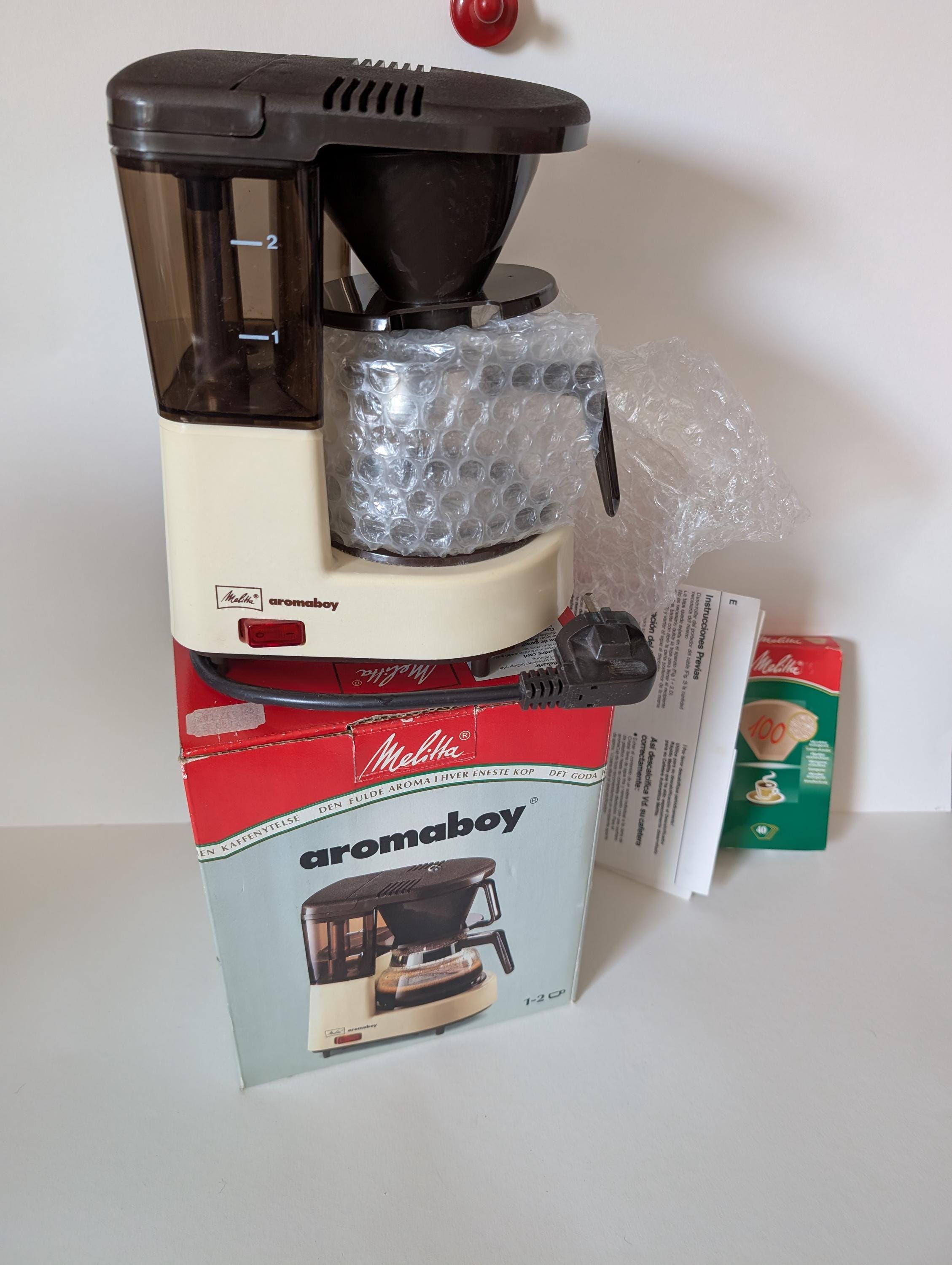 Melitta Aroma Boy De Luxe Mini Coffee Machine Vintage 70s Retro