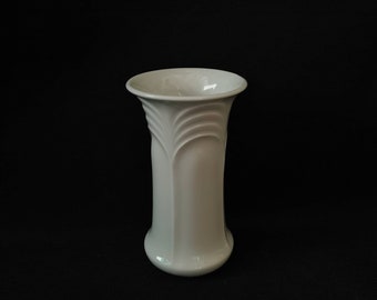 Old porcelain vase vintage KPM Royal Bavaria white 70s