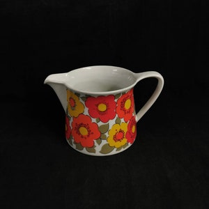 Porcelain jug teapot coffee pot vintage 80s Kurt Hammer