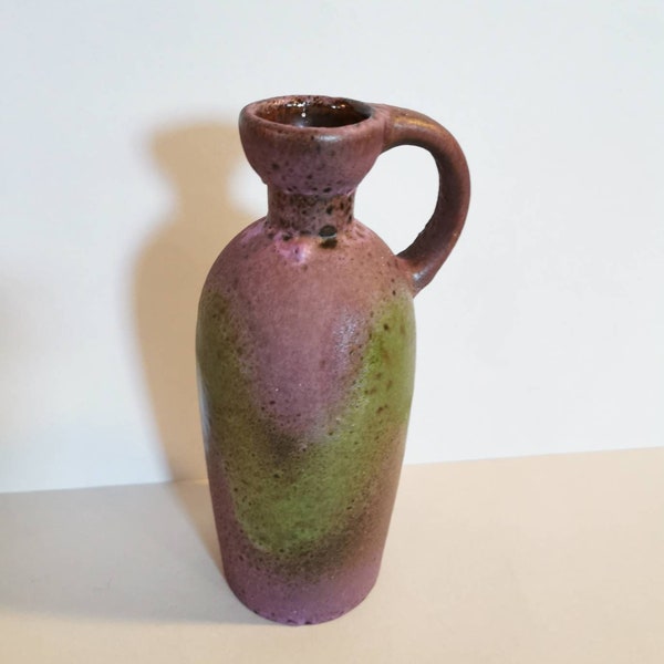 Rare Ruscha Vase Fat hand painted ceramic Fat Lava flower vase 321-3