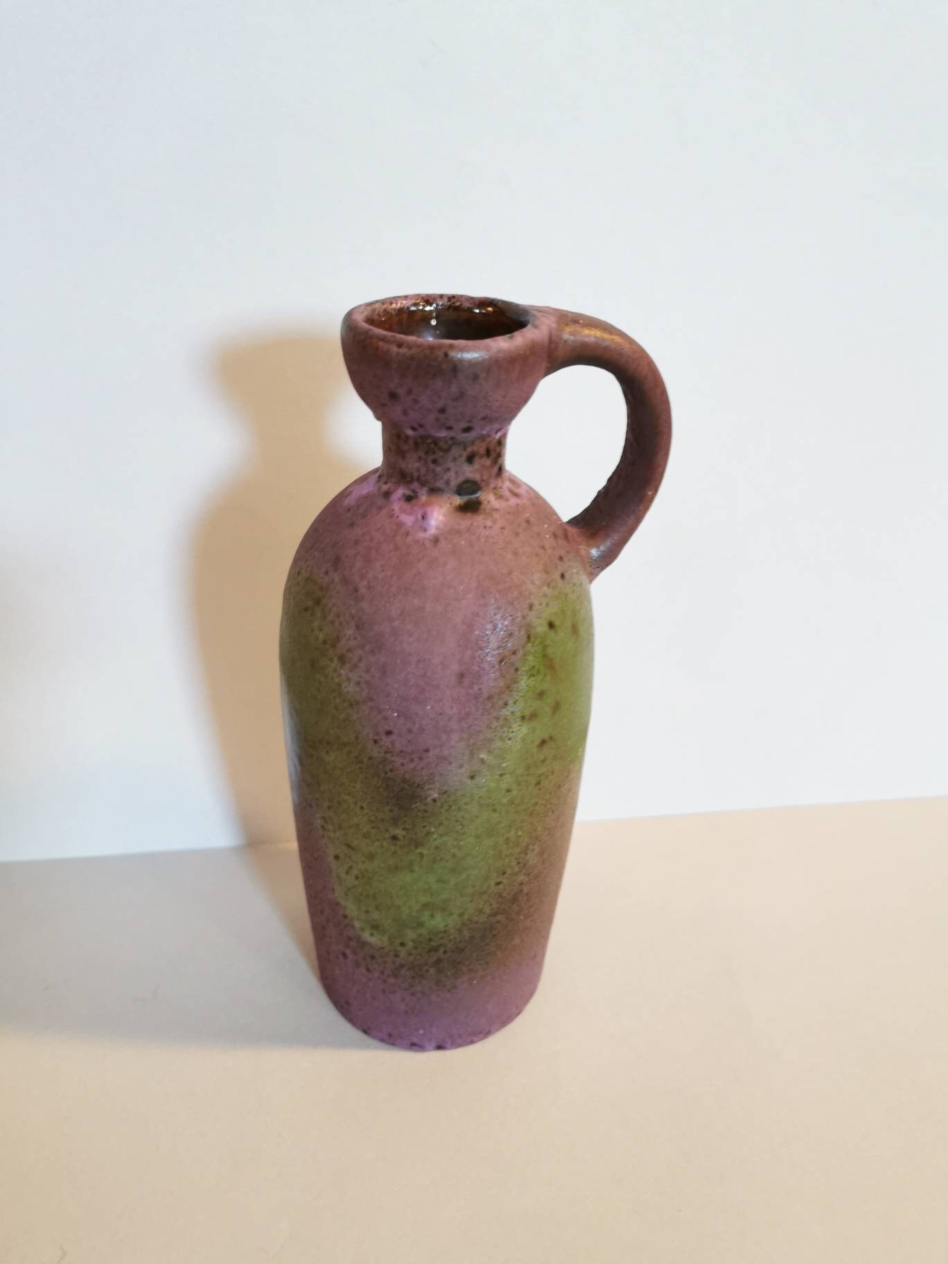 ドイツ ルシャ Ruscha 陶器 花瓶 ヴィンテージ 約51x30 美しい釉薬 ドイツ ルシャ Ruscha 陶器 花瓶 ヴィンテージ 約51x30 美しい