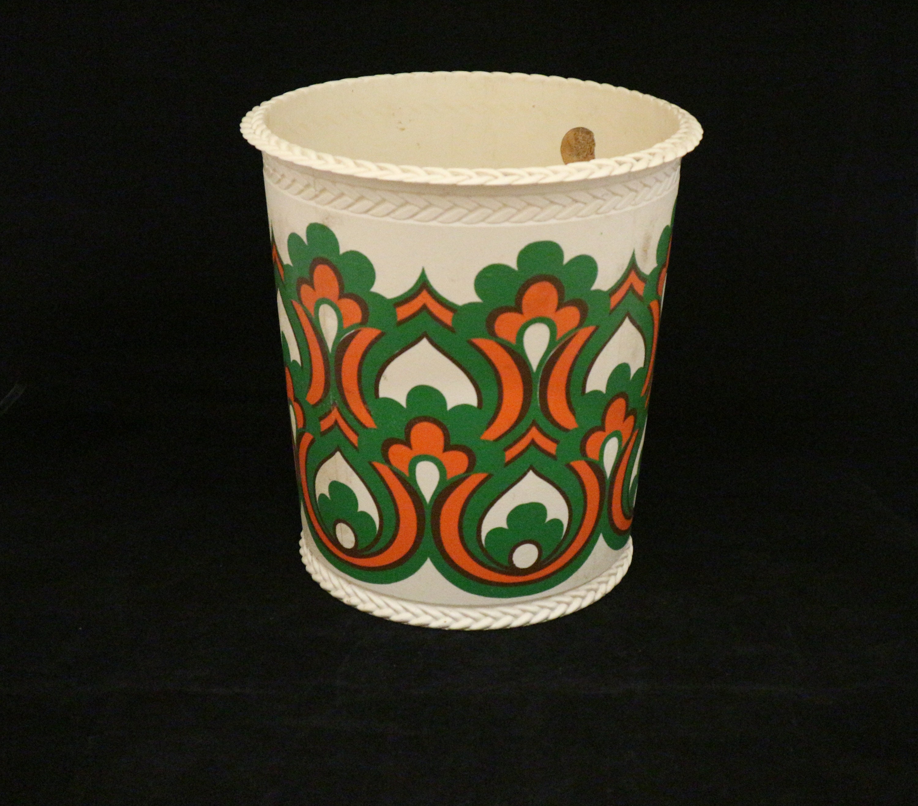 Emsa Garbage Bin 70s Retro Design Vintage Colorful Trash Bin Garbage Bin