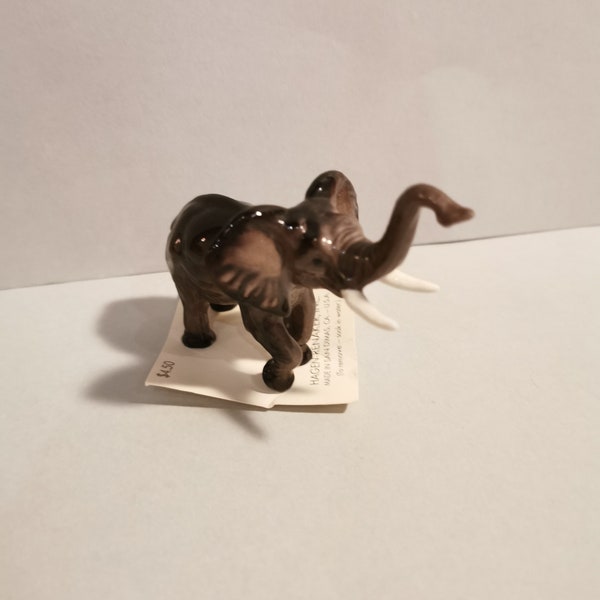 Vintage Elefant Porzellan Figur Deko Glücksbringer Vintage Hagen Renaker Mini aus 1986