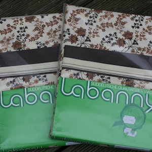 Brand new 70s bed linen 4-piece shrill 155 x 200 cotton