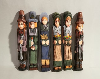 Tolle Schnitzerei geschnitzte Figuren Polen Figur Holz antik Kunst Holzschnitzerei